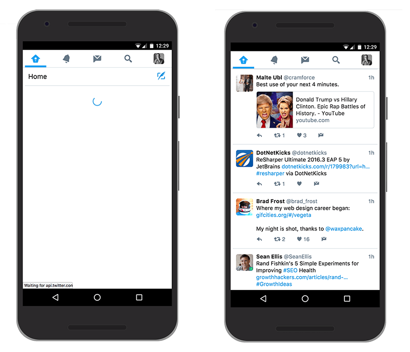 Twitter Mobile Progressive Web App