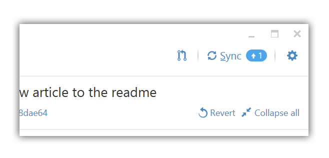 Syncronize changes