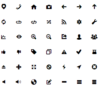 Typicons free icons