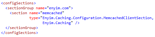 Enyim Memcached Config