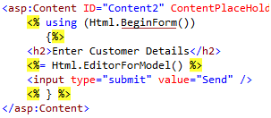 ASP.NET MVC View