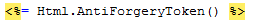 MVC AntiForgeryToken MVC AntiForgeryToken