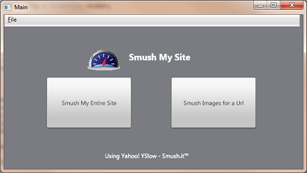 SmushMySite - Main Menu - Smush.it™