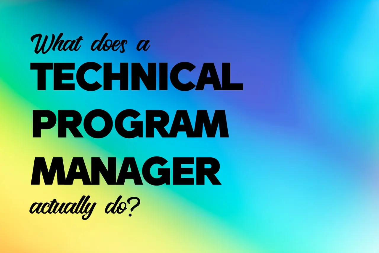 What a Technical Program Manager actually does