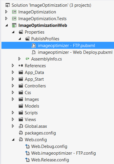 "Visual Studio pubxml"